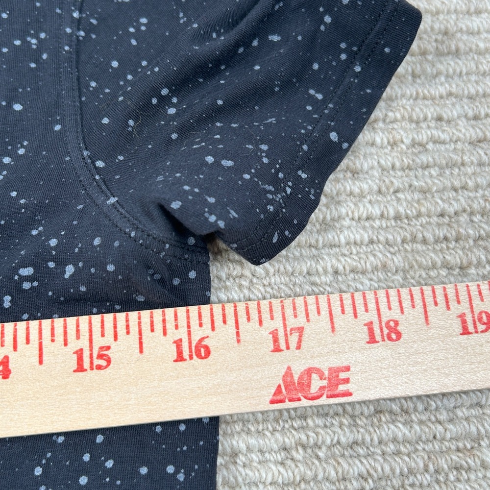 Lululemon V-Neck Tee Women XS/S Black Speckled Athleisure Activewear Performance - Picture 4 of 6